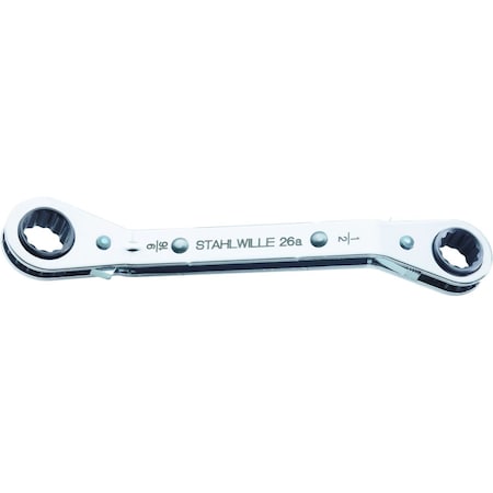 Stahlwille Tools Ratchet ring Wrench Size 1/4 x 5/16 " L.109 mm 41551620